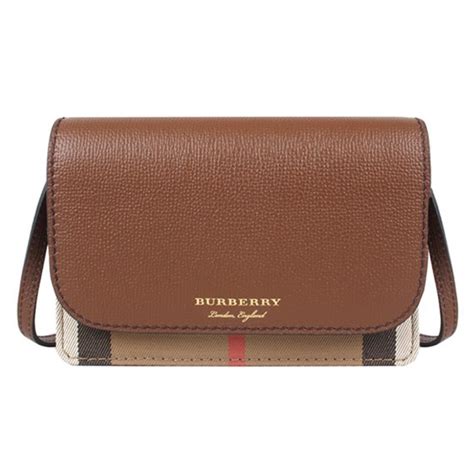 check leather crossbody bag